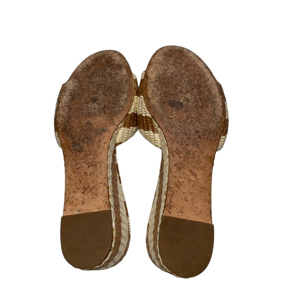 Kate Spade Brown and Cream Wedge Heels - Picture 7 of 8